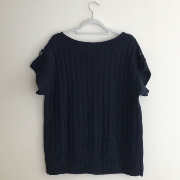 ❌SOLD❌ Banana Republic | Navy wool sweater | XL - Picture 2 of 5